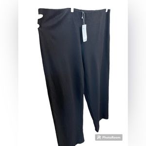 Eileen Fisher NWT Black Straight Pants 3x plus size